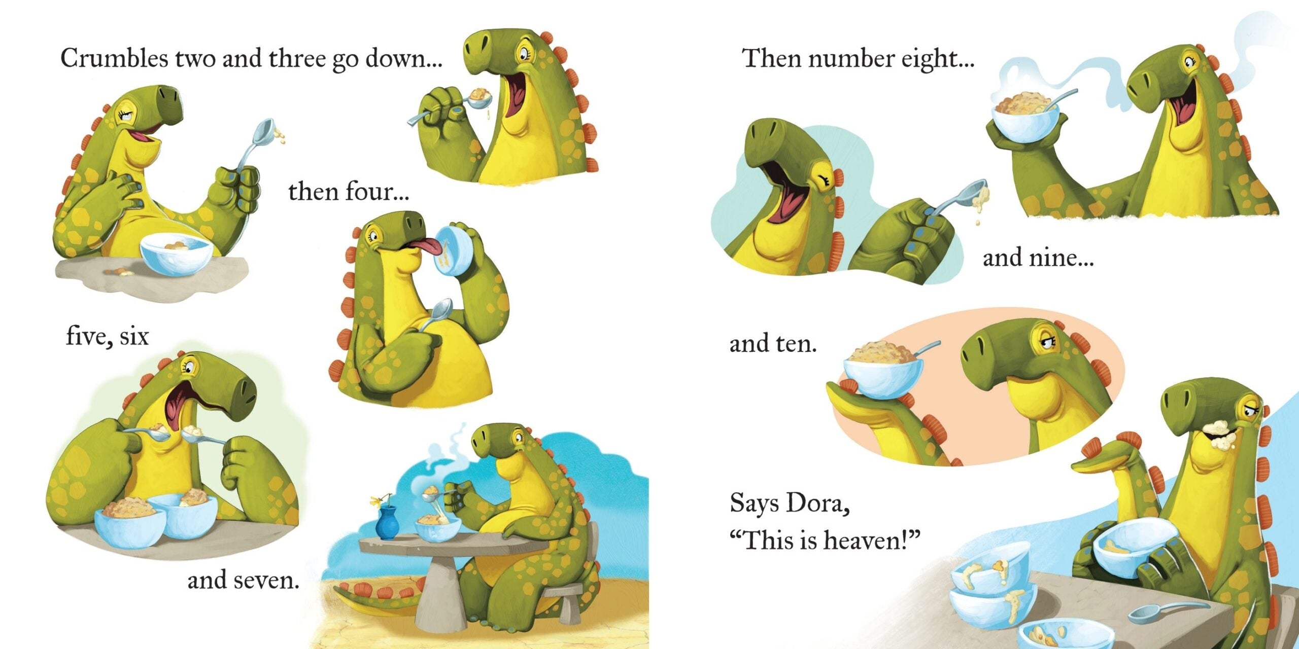 Carte The Dinosaur who Roared For More, Usborne, + 18 luni