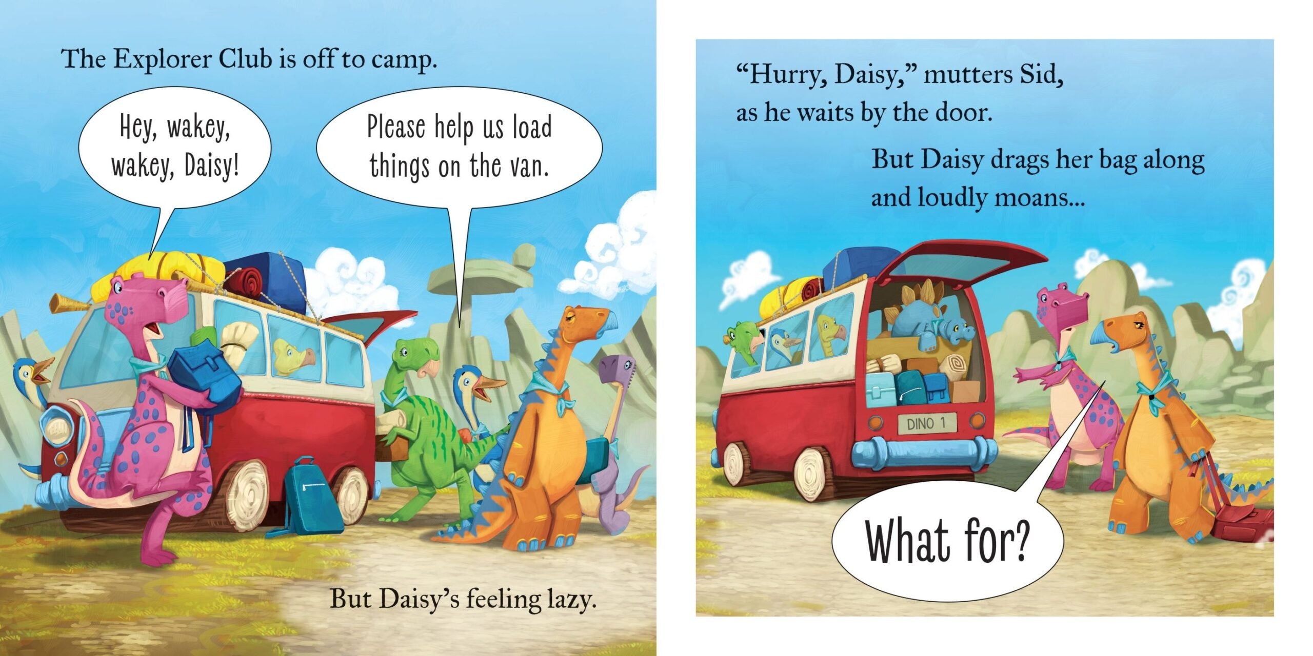 Carte The Dinosaur who asked 'What for?', Usborne, + 18 luni