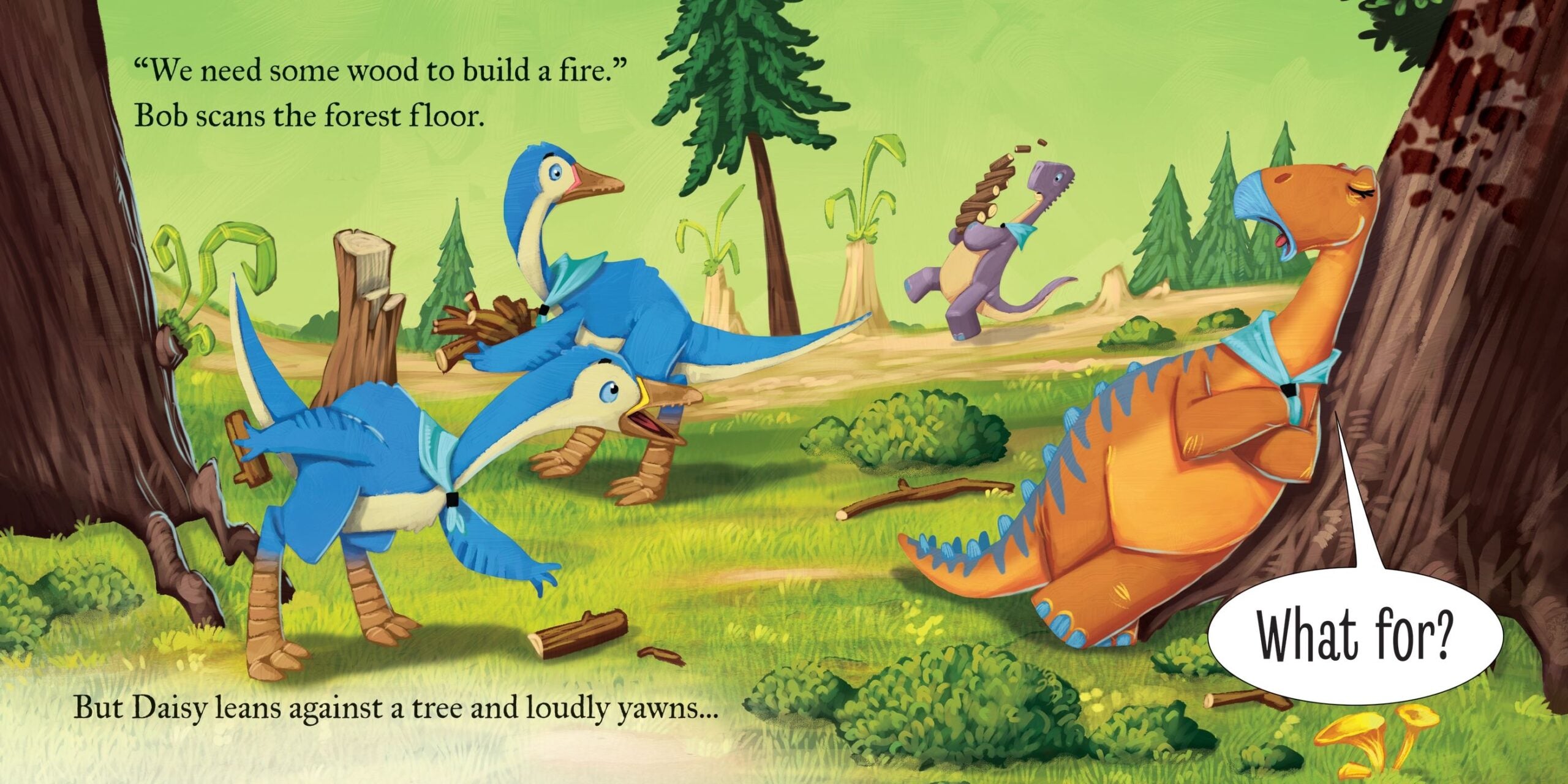 Carte The Dinosaur who asked 'What for?', Usborne, + 18 luni