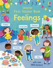 Carte pentru copii, Usborne, First Sticker Book Feelings, 3+ ani