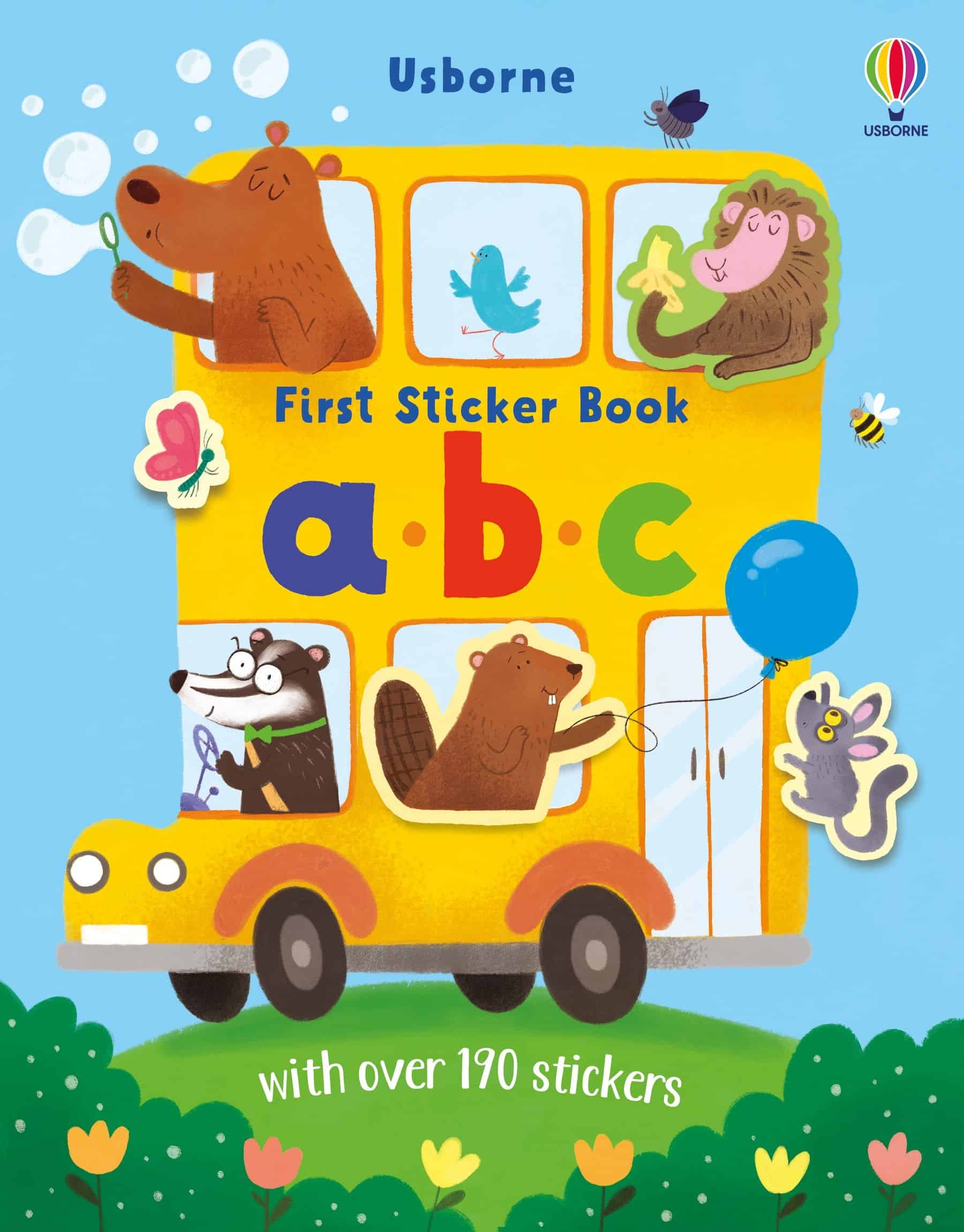 Carte pentru copii - FIRST STICKER BOOK ABC