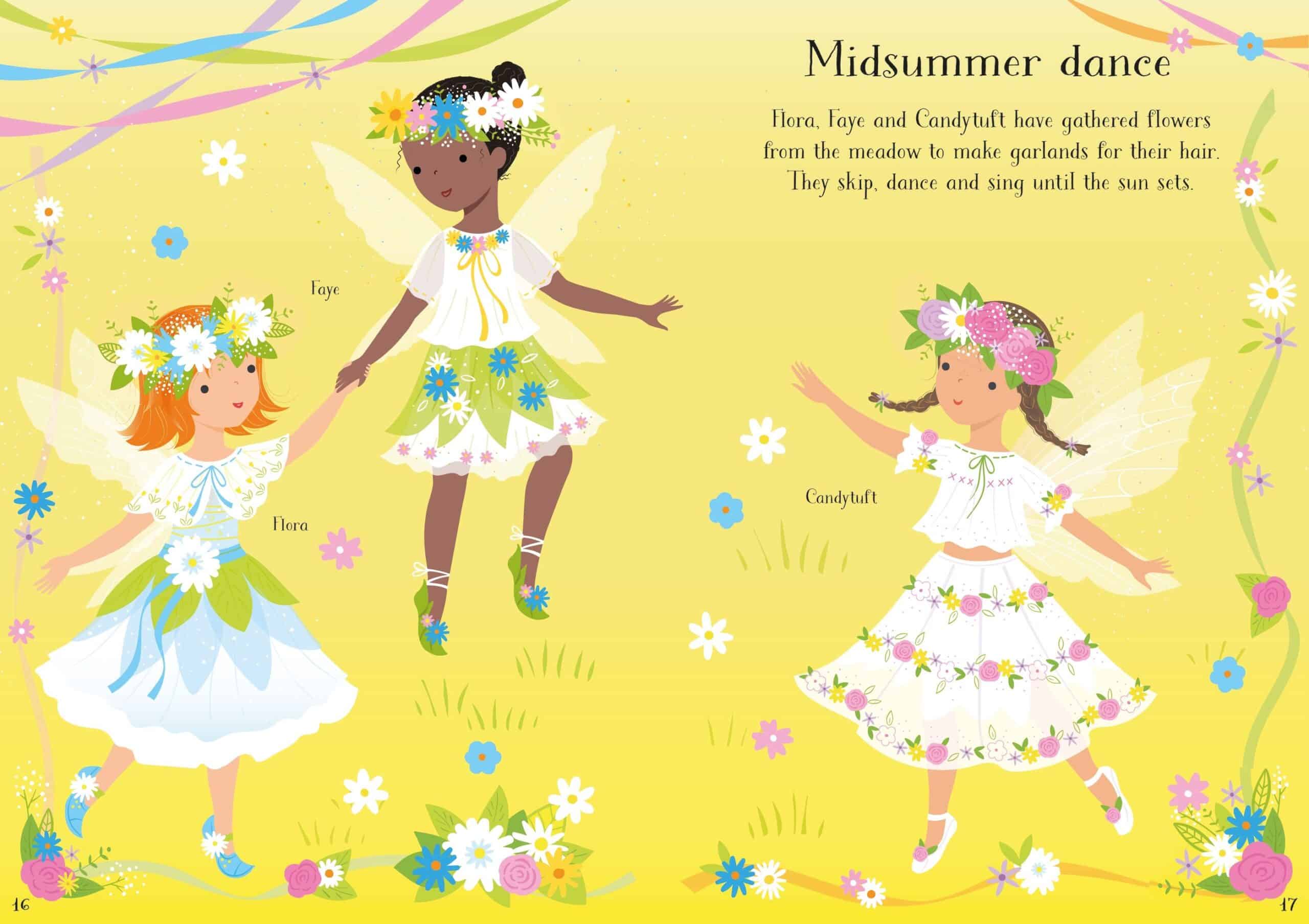 Carte pentru copii - Little Sticker Dolly Dressing Summertime fairies