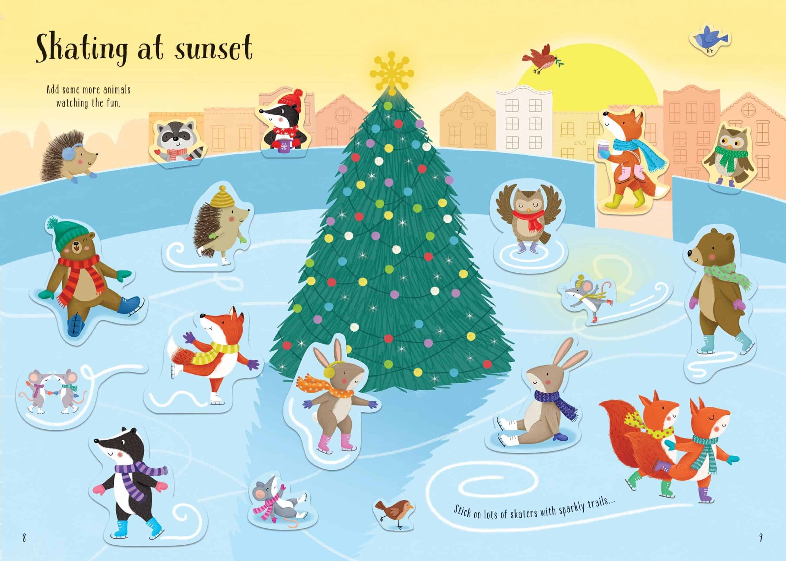 Carte pentru copii - Sparkly Winter Sticker Book