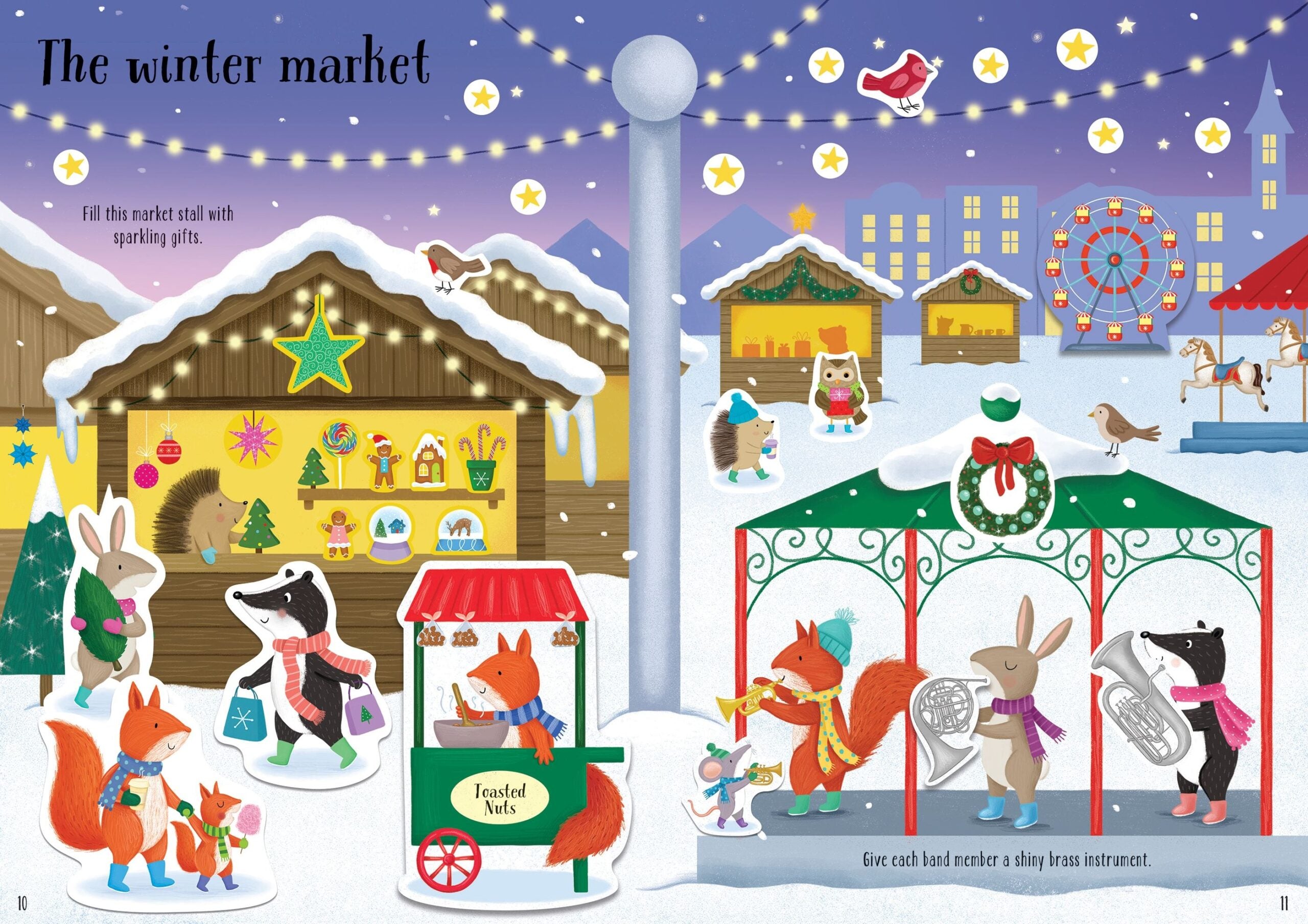 Carte pentru copii - Sparkly Winter Sticker Book