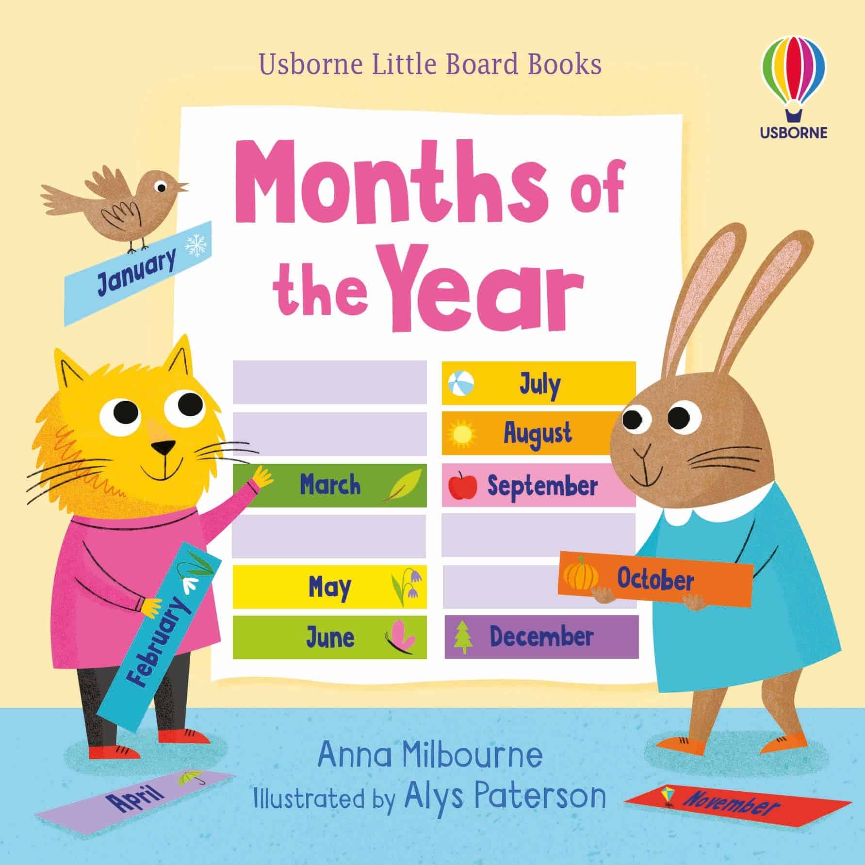 Carte pentru copii - Little Board Books Months of the Year