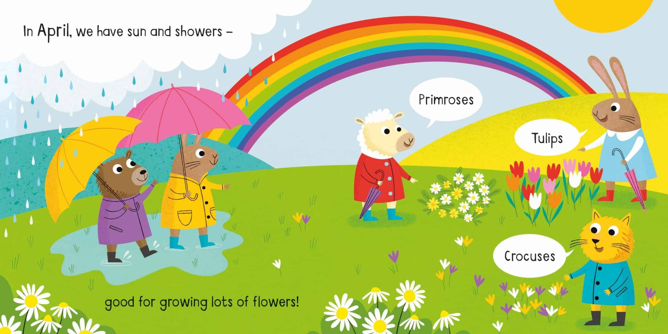 Carte pentru copii - Little Board Books Months of the Year