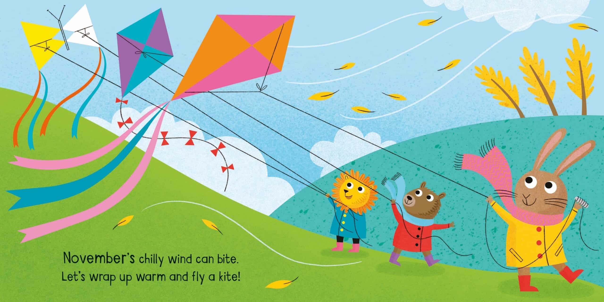 Carte pentru copii - Little Board Books Months of the Year