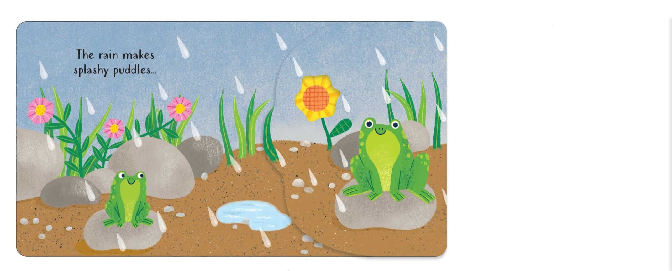 Carte pentru copii - Baby books BIG flap book: On a Raindy day