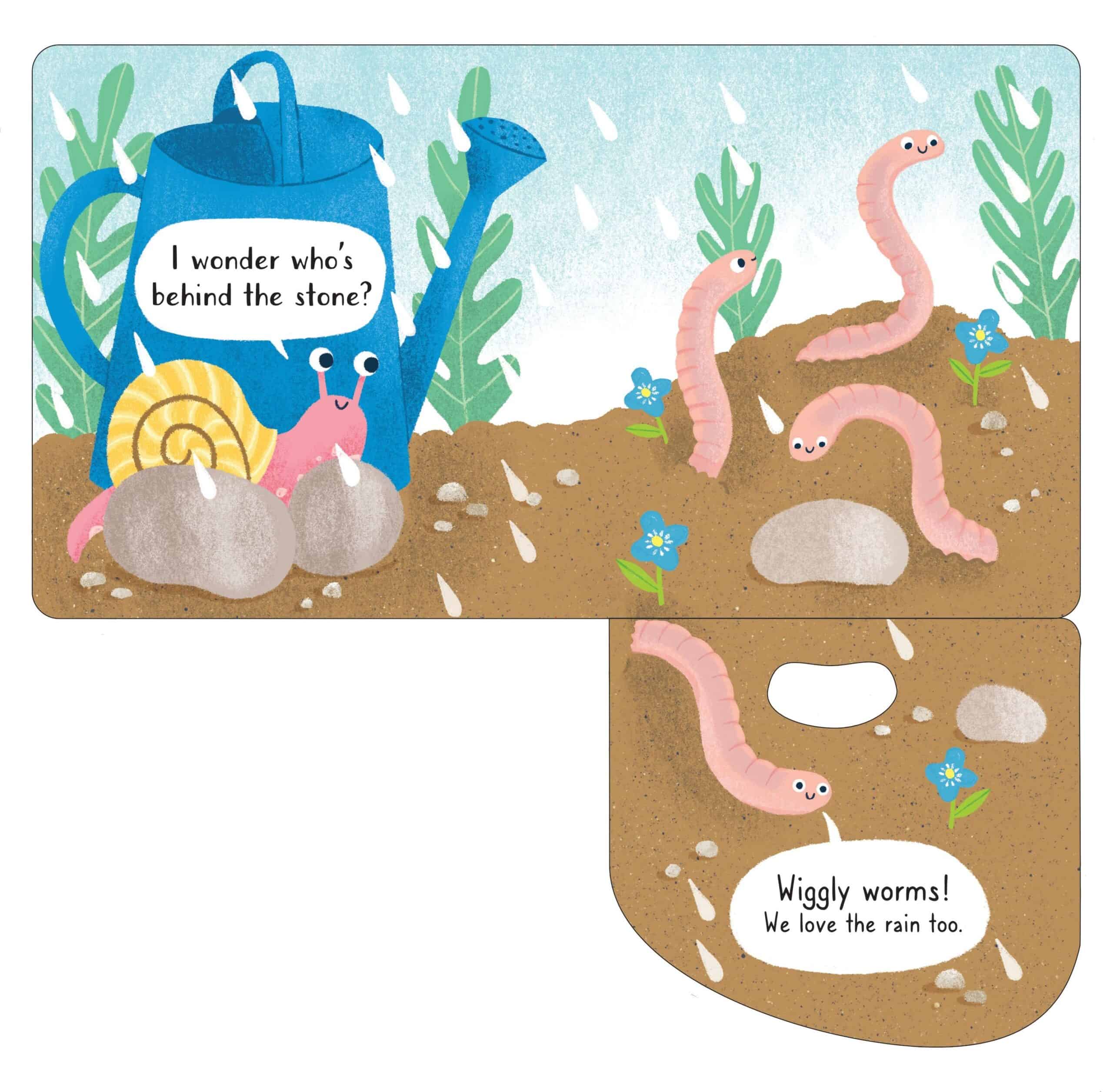 Carte pentru copii - Baby books BIG flap book: On a Raindy day