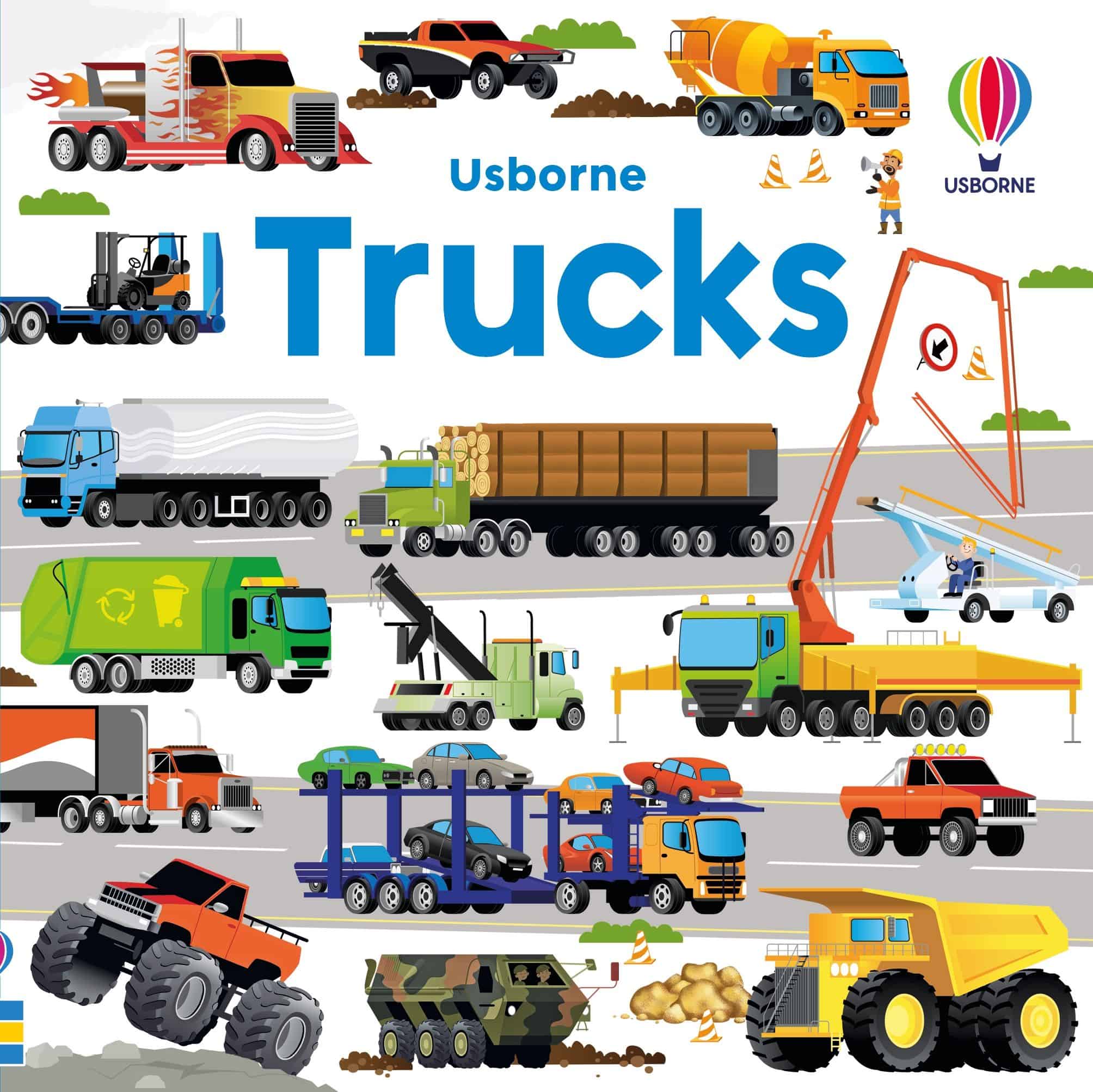 Carte si puzzle - Usborne Book and Jigsaw Trucks