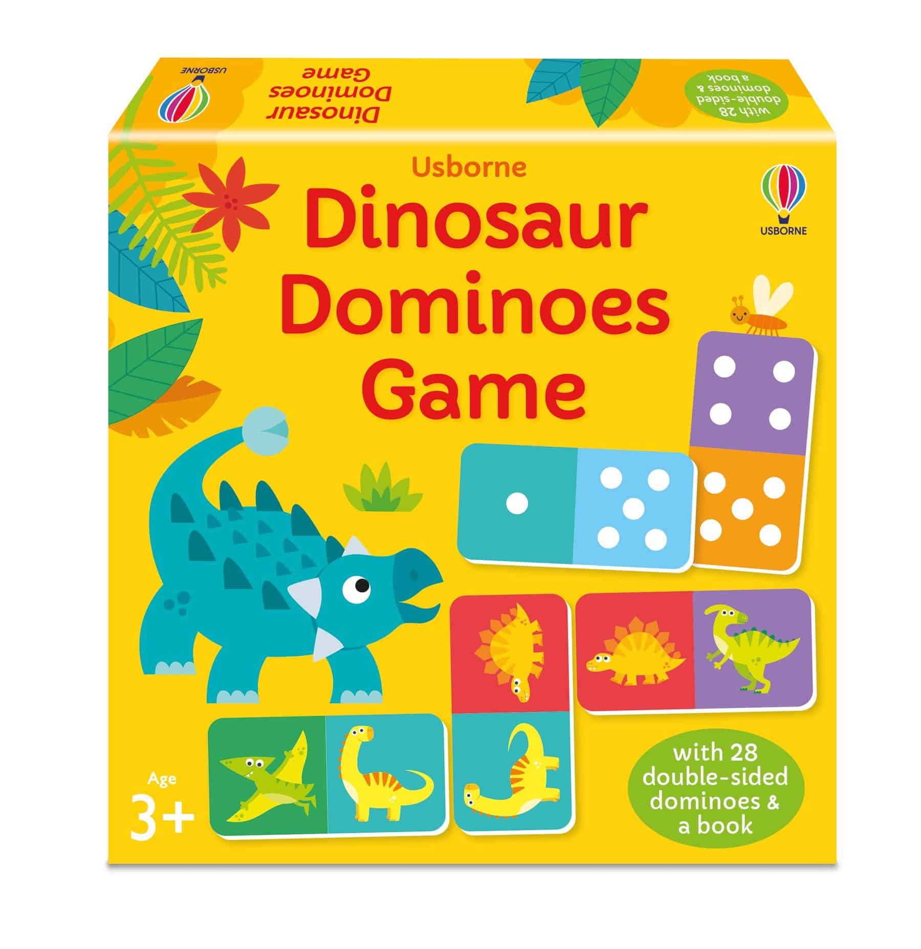 Carte pentru copii - Dinosaur Dominoes Game
