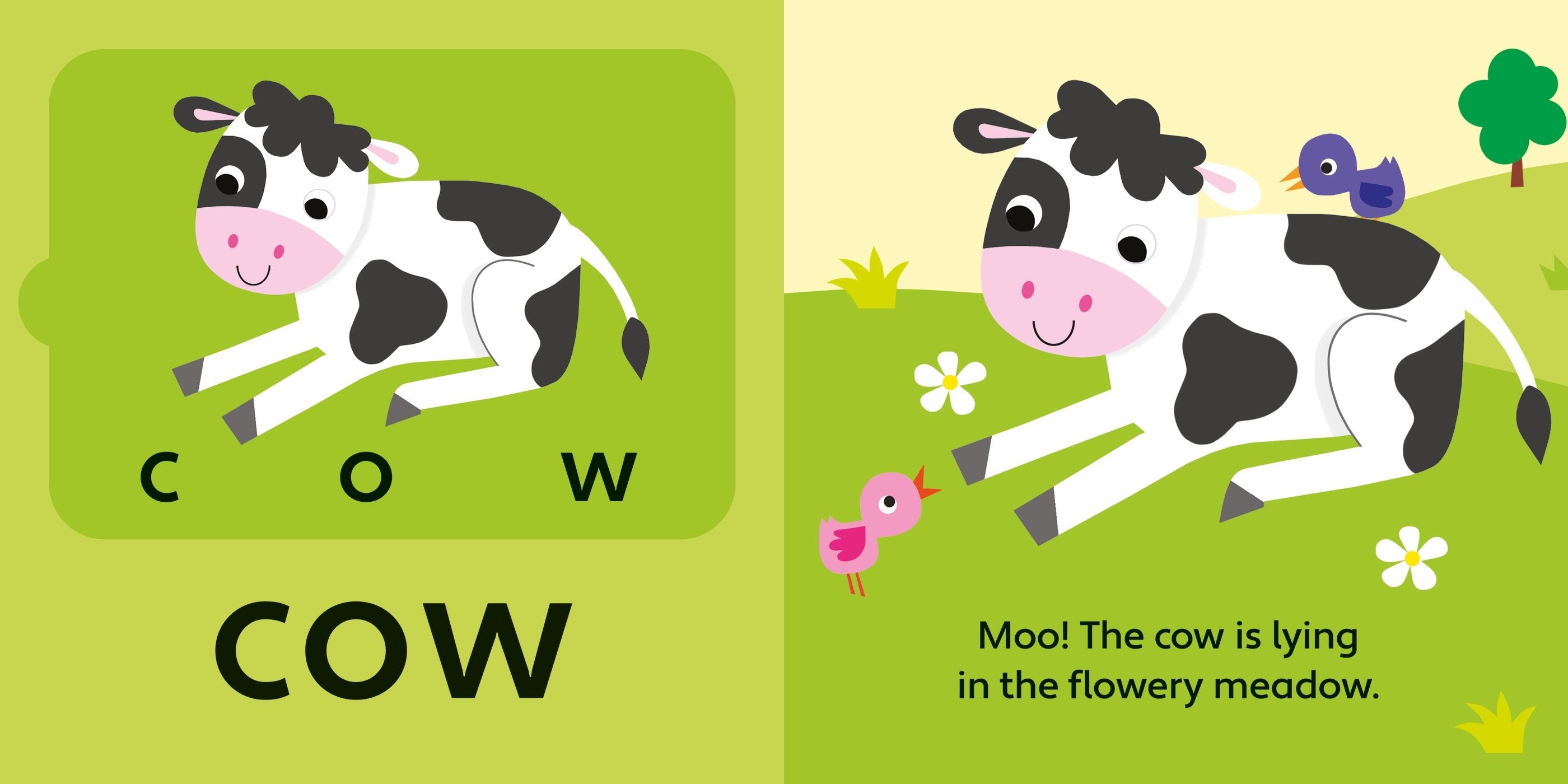 Carte puzzle - First Words Jigsaw Book: Farm, Usborne