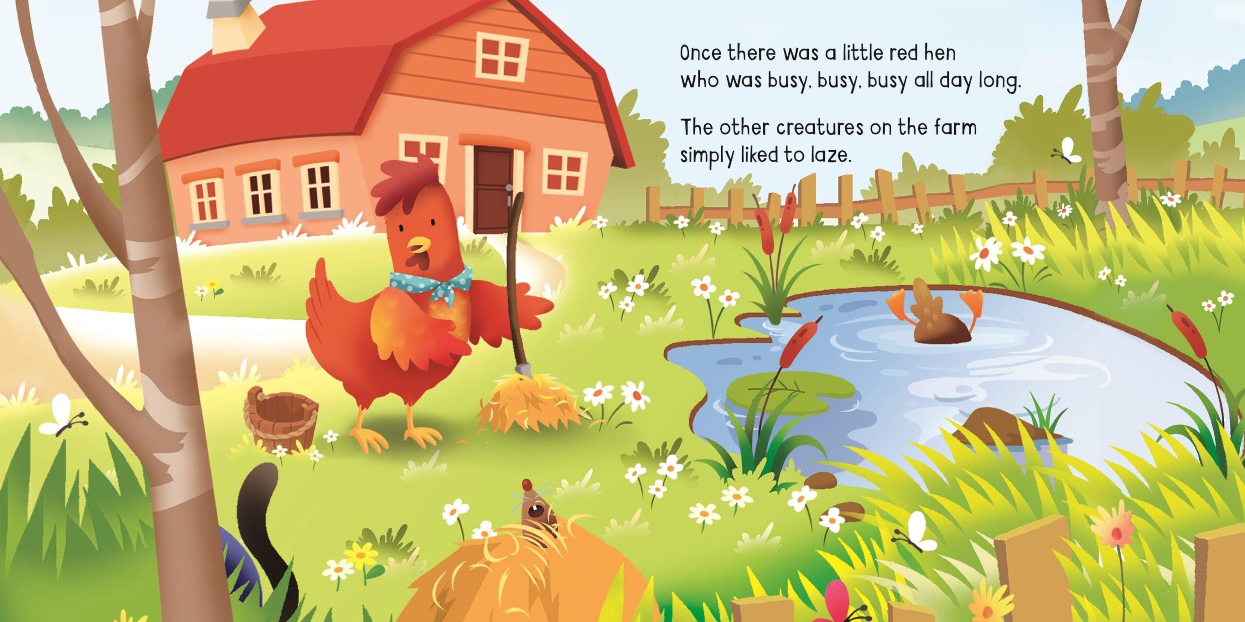 Carte The Little Red Hen, Usborne, + 18 luni