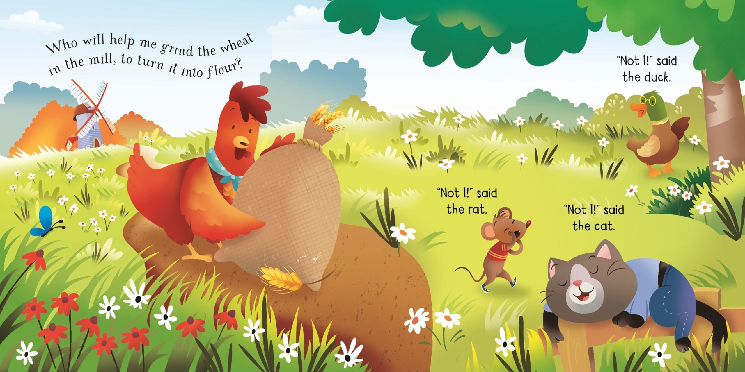 Carte The Little Red Hen, Usborne, + 18 luni