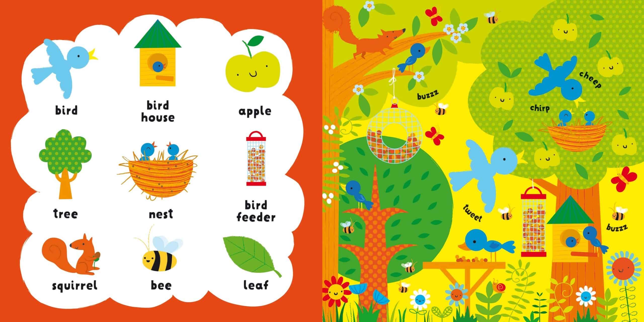 Carte pentru copii - My First Word Book Garden