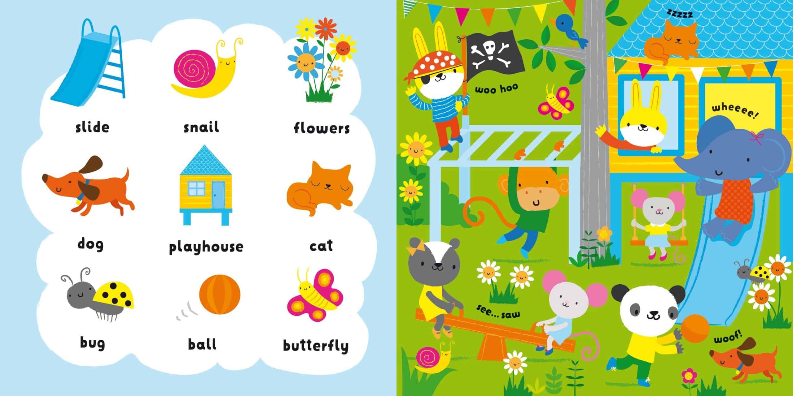 Carte pentru copii - My First Word Book Garden