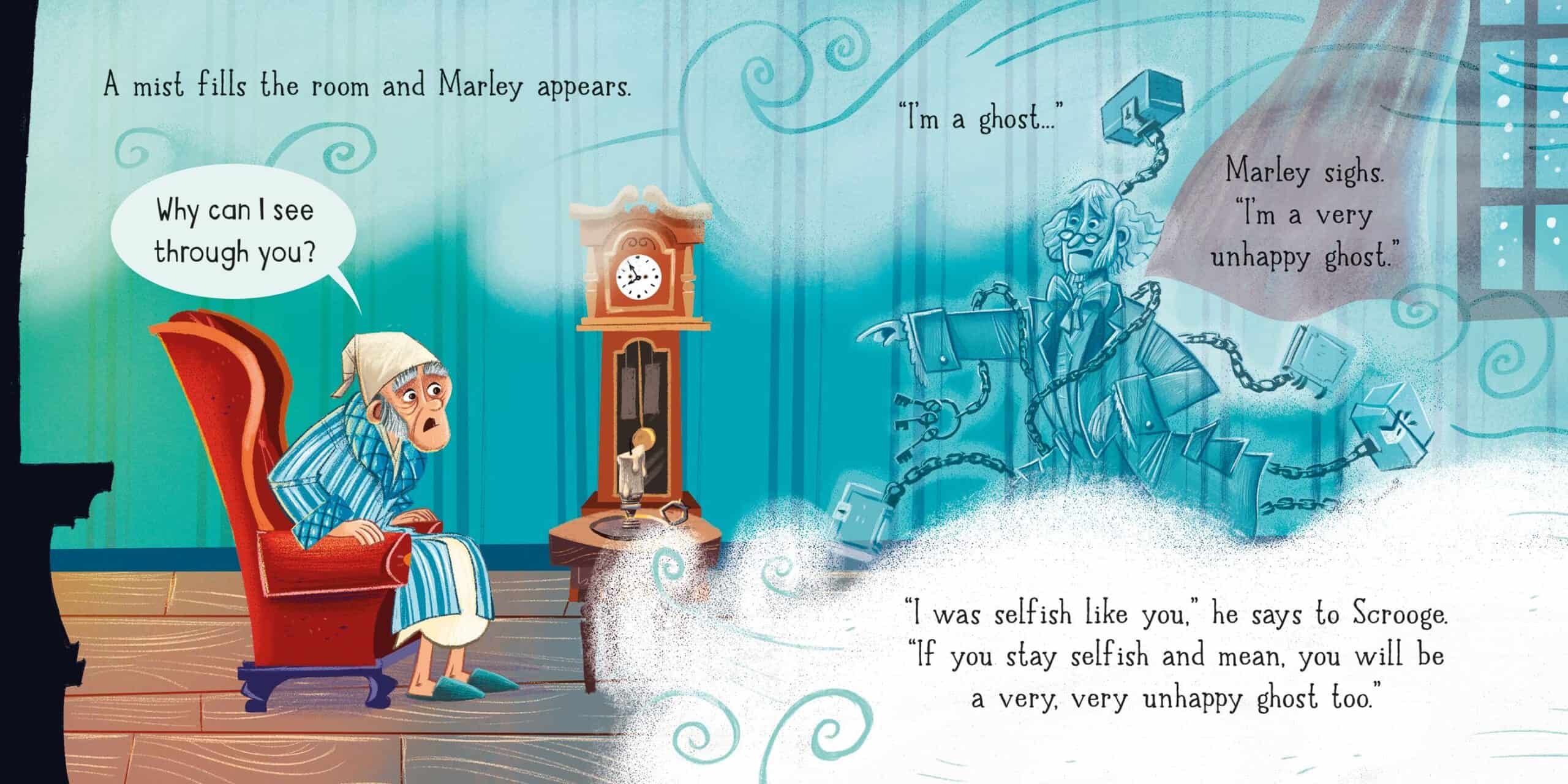 Carte pentru copii - Little Board Books: A Christmas Carol