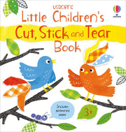 Carte pentru copii, Usborne, Little Children's Cut, Stick and Tear Book, 3+ ani