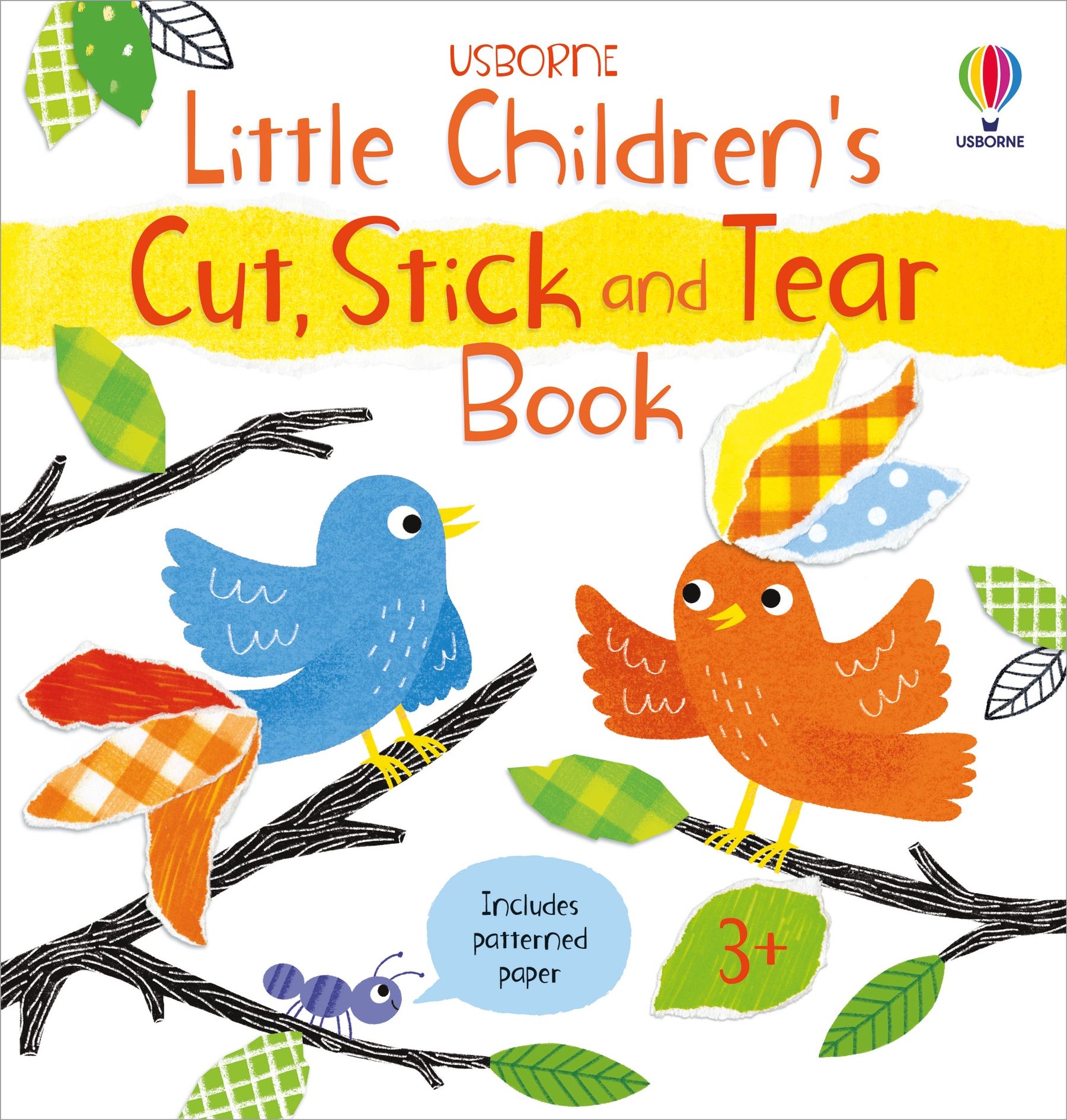 Carte pentru copii, Usborne, Little Children's Cut, Stick and Tear Book, 3+ ani