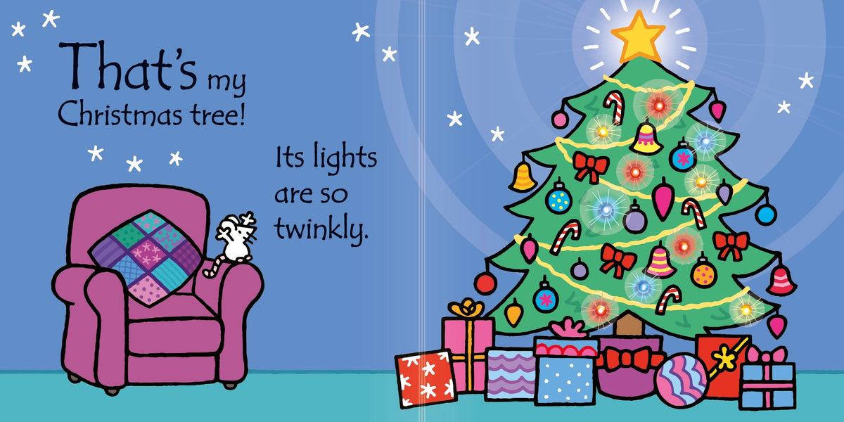 Carte senzoriala That's not my...Christmas tree, Usborne, + 6 luni