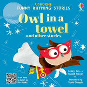 Carte pentru copii, Usborne, Owl in a towel and other stories, 3+ ani
