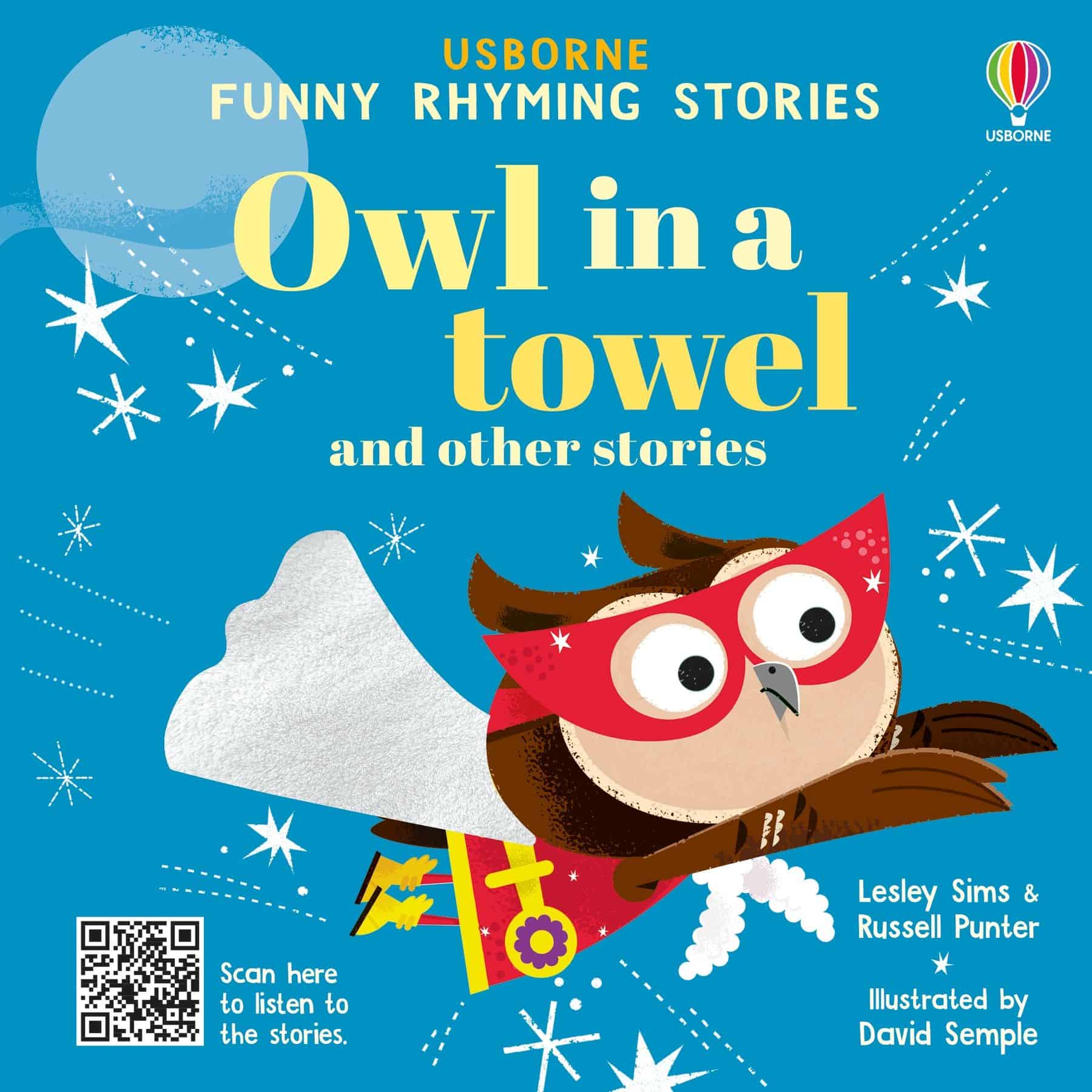 Carte pentru copii, Usborne, Owl in a towel and other stories, 3+ ani
