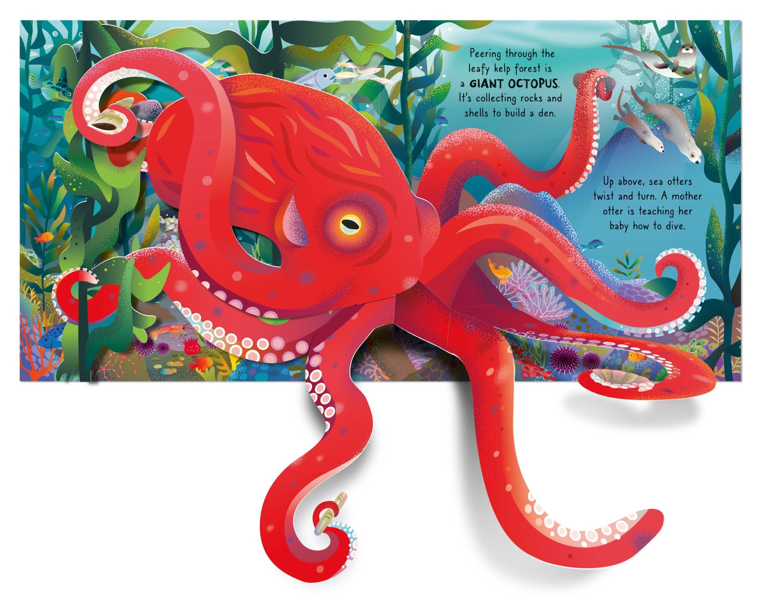 Carte Pop-up Ocean, Usborne, + 5 ani