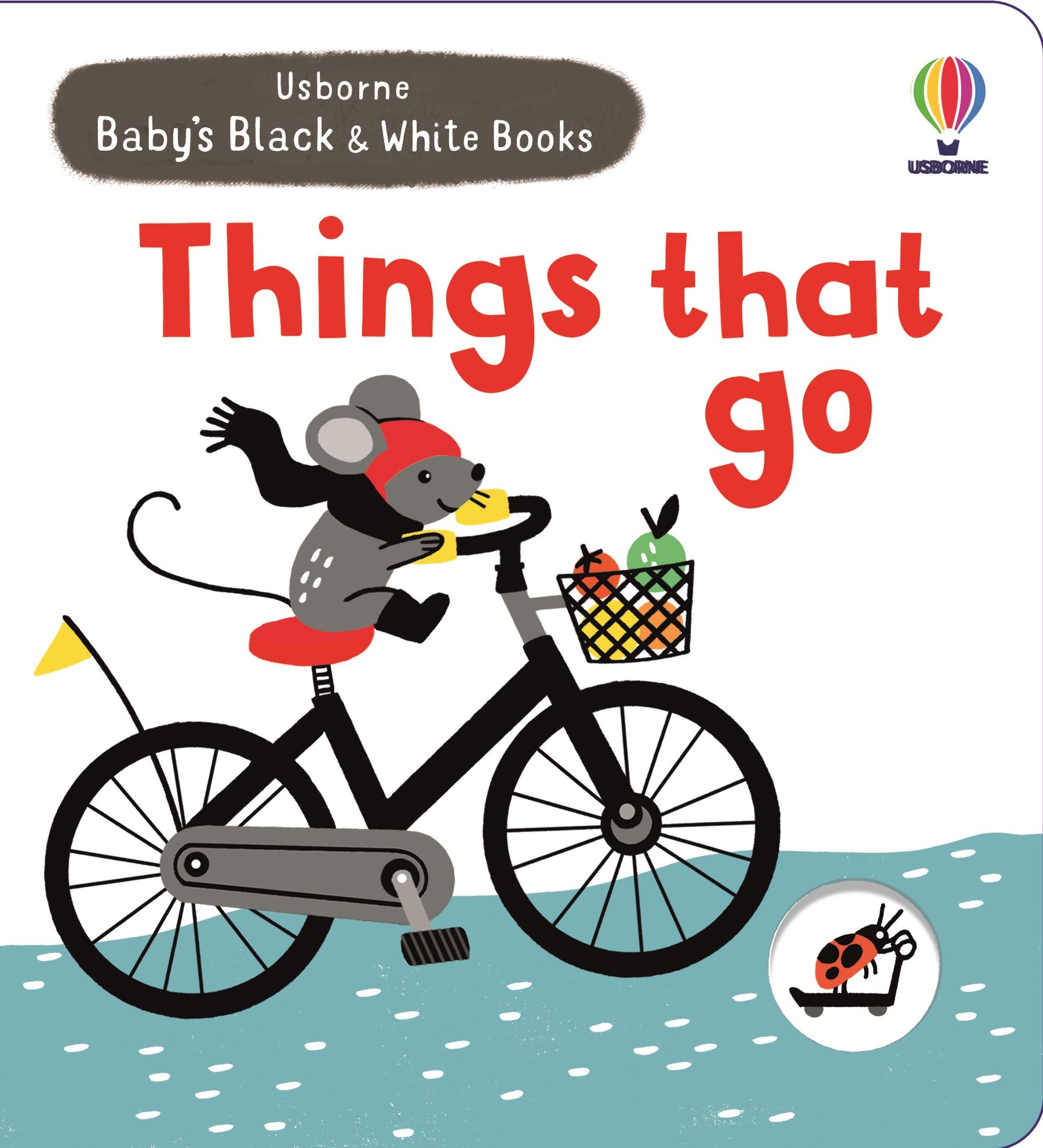 Carte pentru copii, Usborne, Baby's Black and White Books Things That Go, 0+ luni