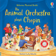 Carte cu muzicala - The Animal Orchestra Plays Chopin - Usborne, + 12 luni