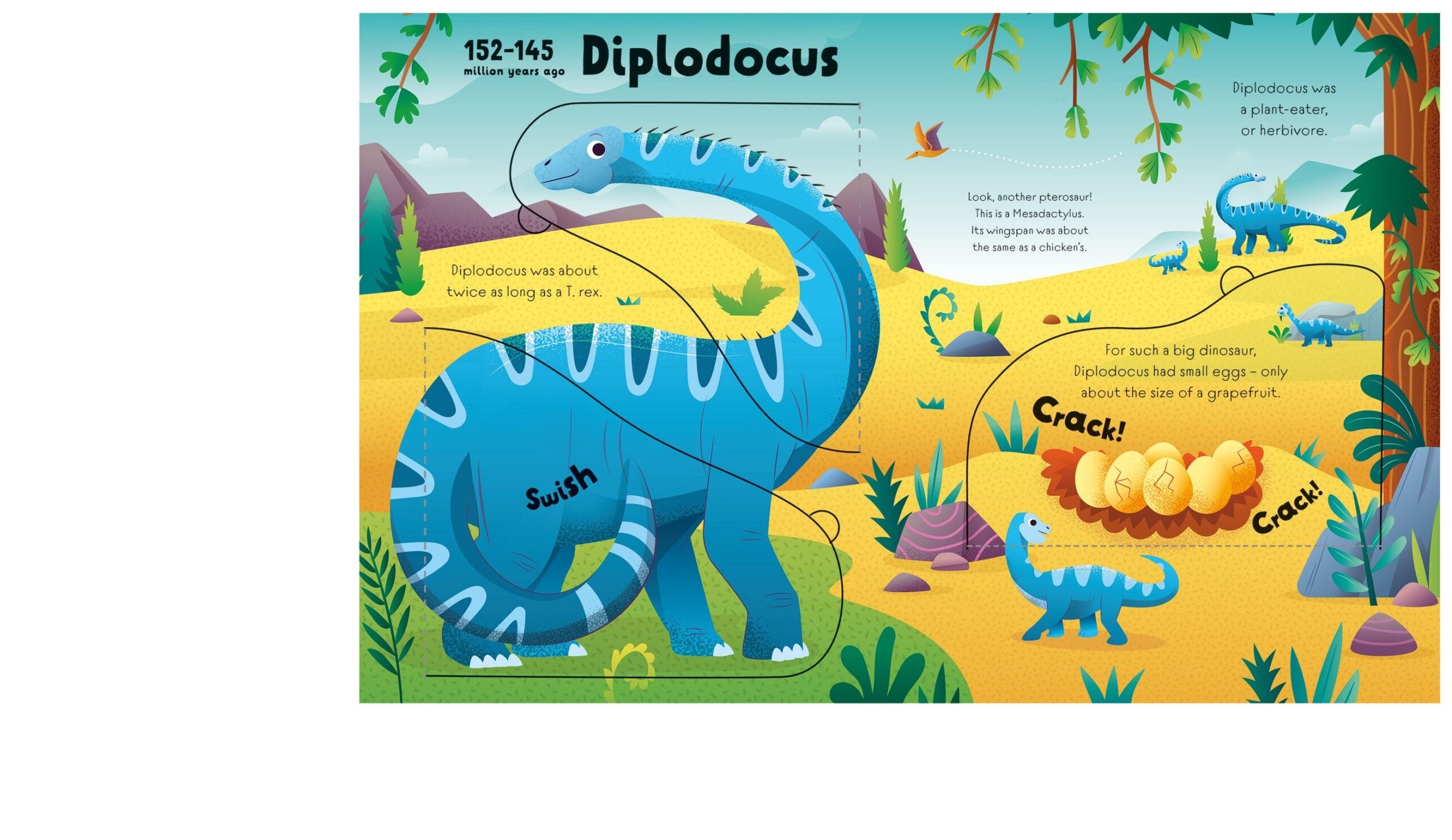 Carte Great Big Dinosaurs (with great big flaps), Usborne, + 3 ani