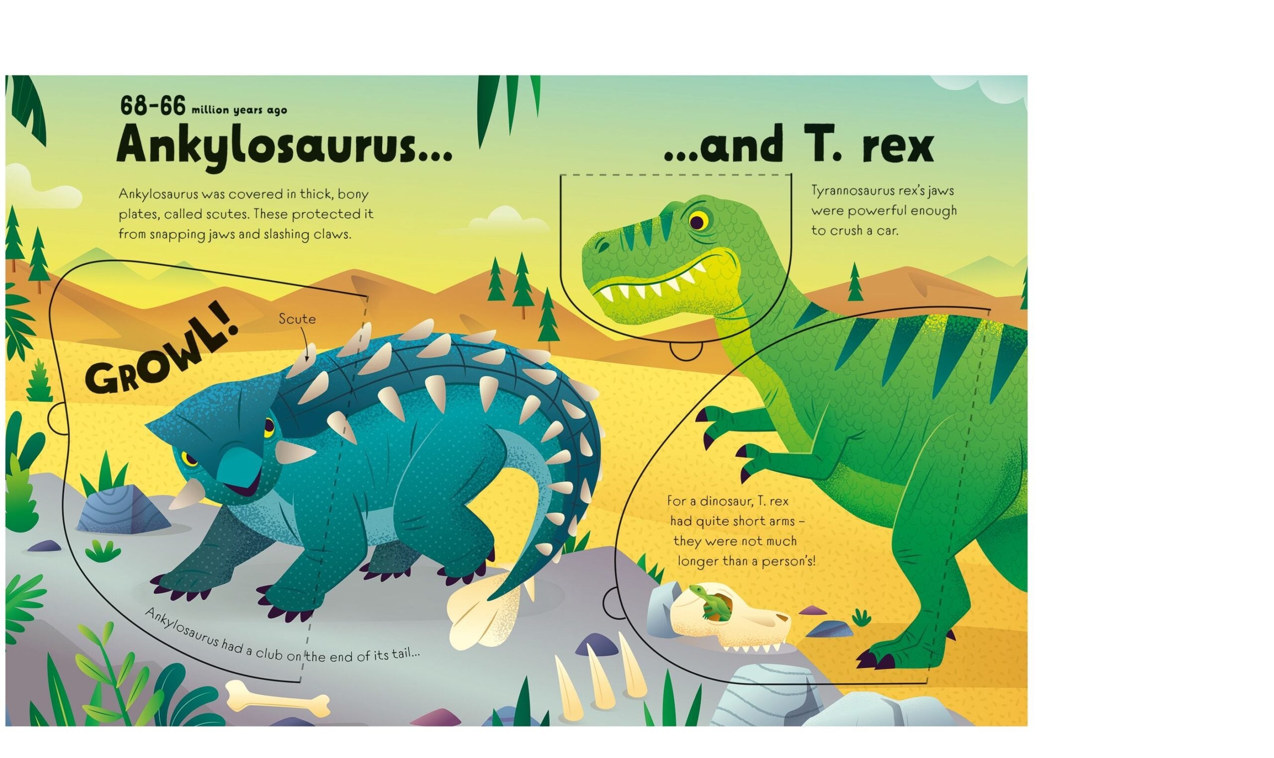 Carte Great Big Dinosaurs (with great big flaps), Usborne, + 3 ani