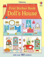 Carte pentru copii, Usborne, First Sticker Book Doll's House, 3+ ani