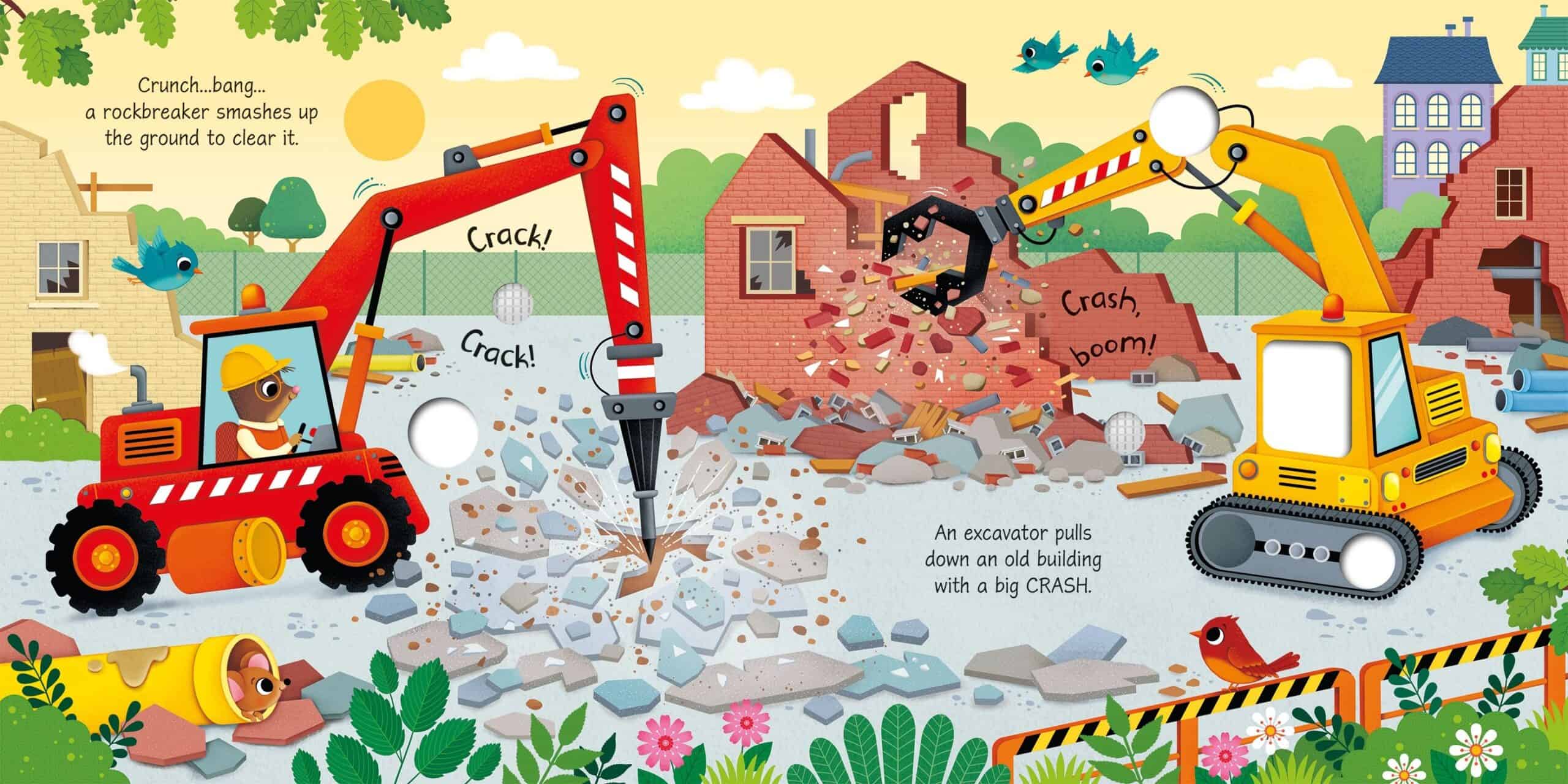 Carte pentru copii - Building Site Sounds
