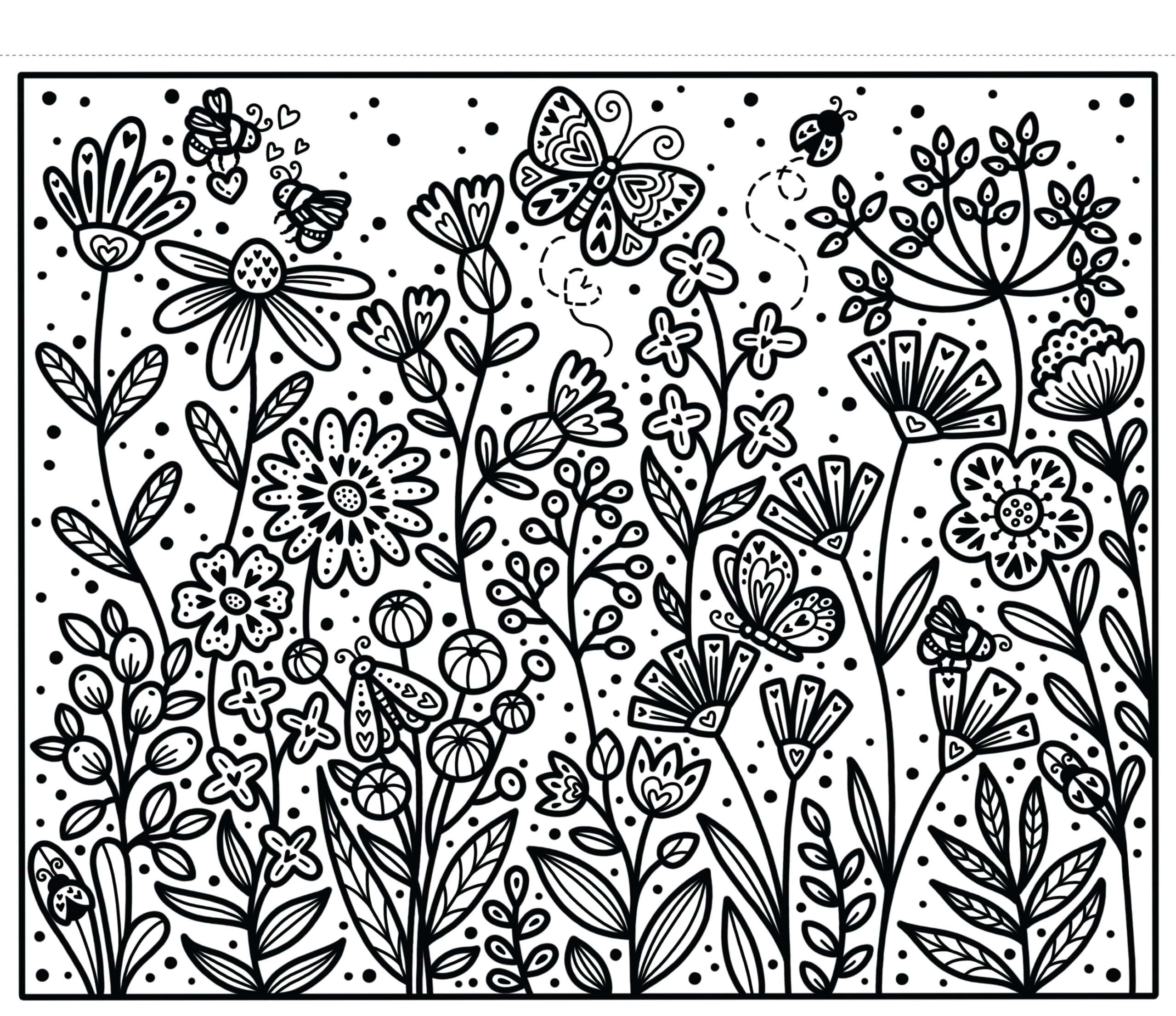 Carte pentru copii - Love, Hearts and Flowers Magic Painting Book