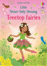 Carte pentru copii, Usborne, Little Sticker Dolly Dressing Treetop Fairies, 4+ ani