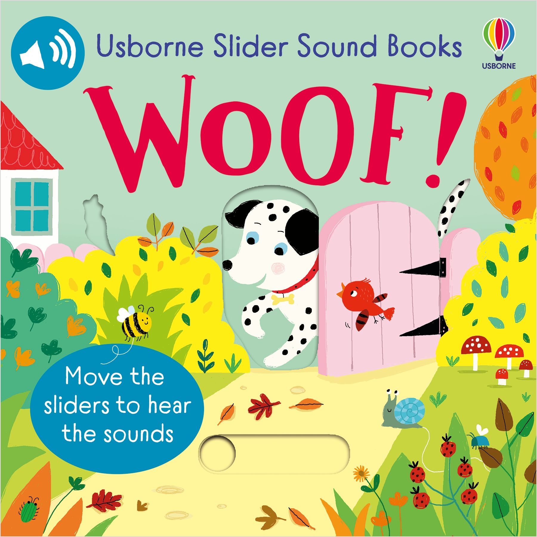 Carte pentru copii, Usborne, Slider Sound Books Woof!, 6+ luni