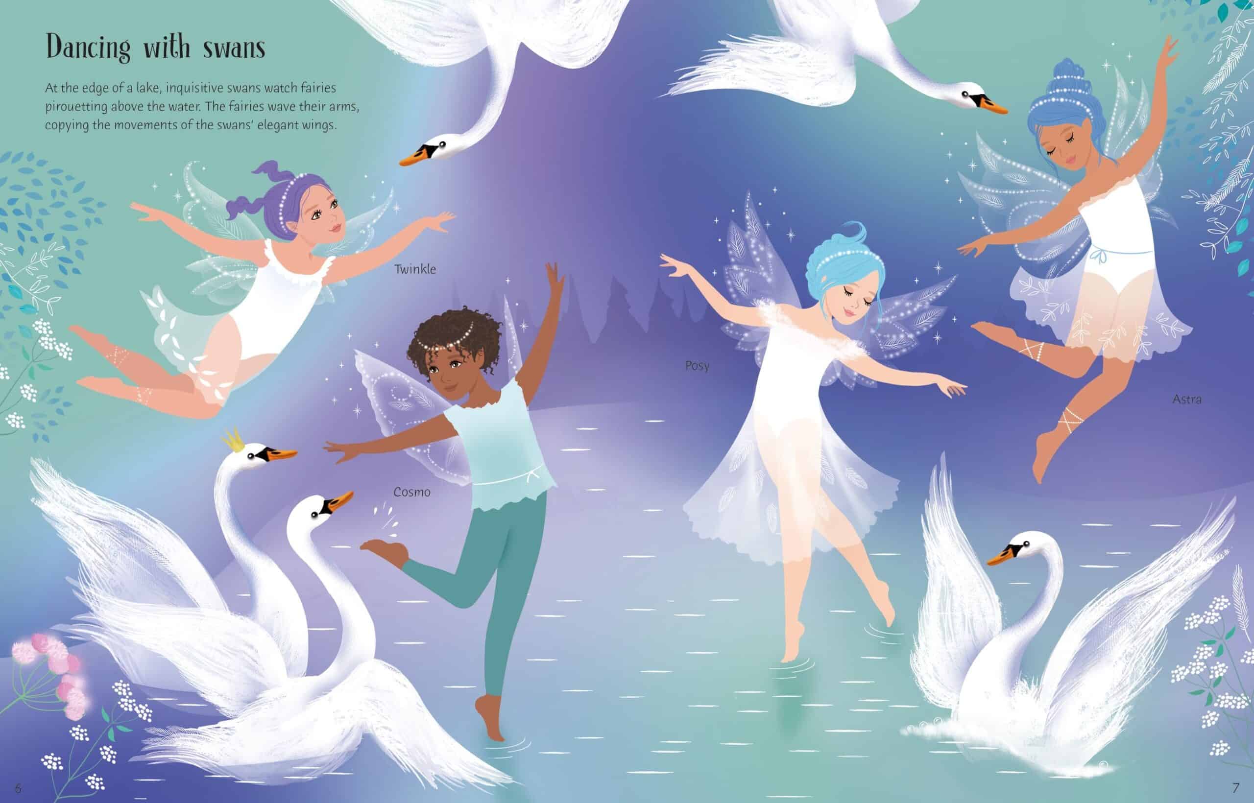 Carte pentru copii - Sticker Dolly Dressing Ballet and Dancing Fairies