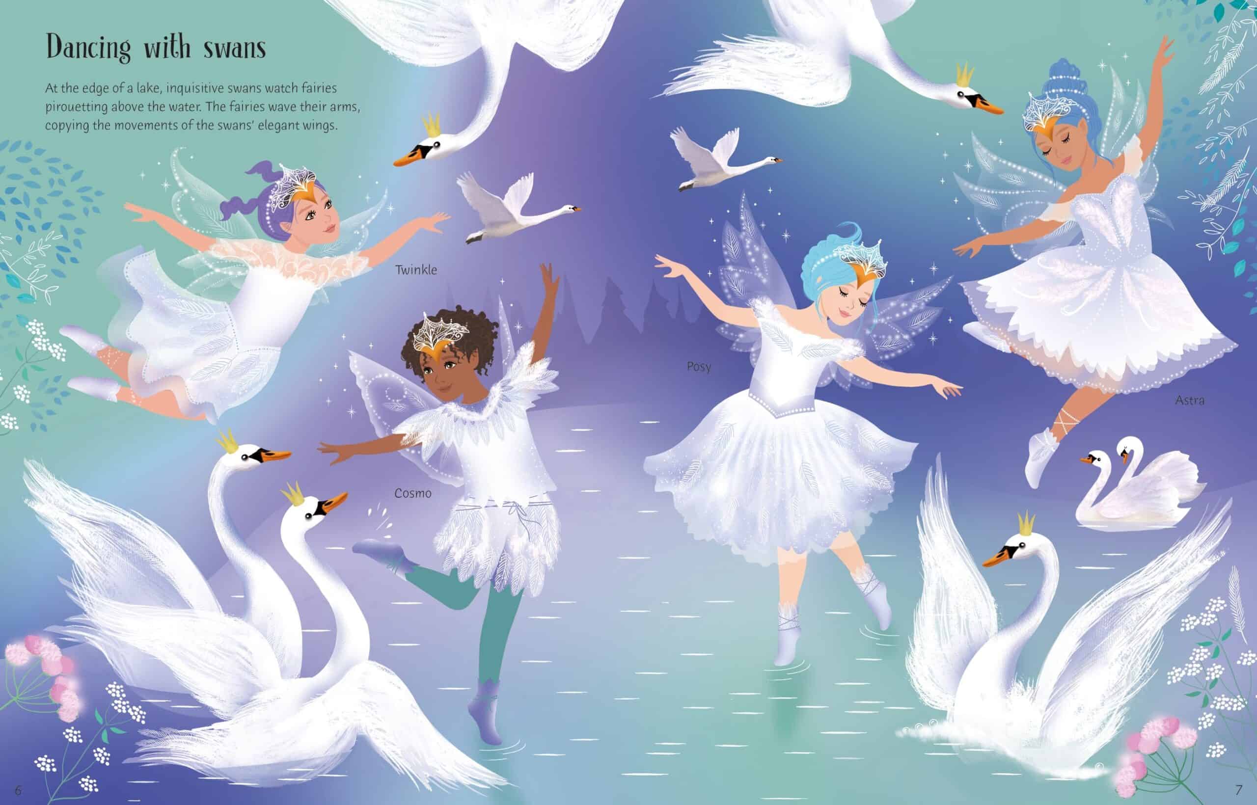 Carte pentru copii - Sticker Dolly Dressing Ballet and Dancing Fairies