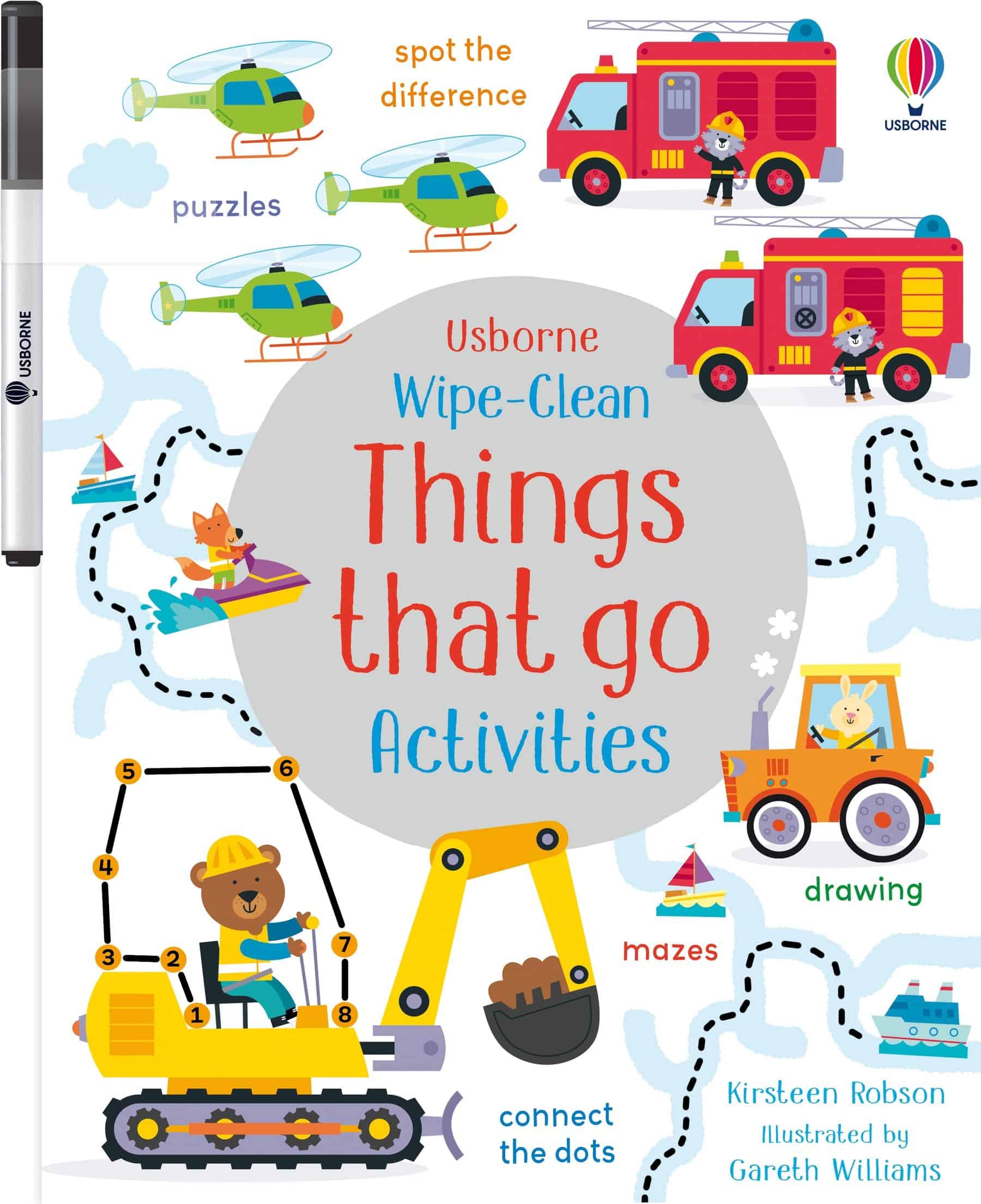 Carte pentru copii - Wipe-Clean Things That Go Activities
