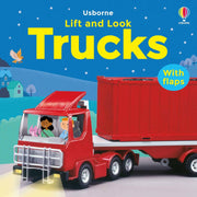 Carte pentru copii, Usborne, Lift and Look Trucks, 12+ luni