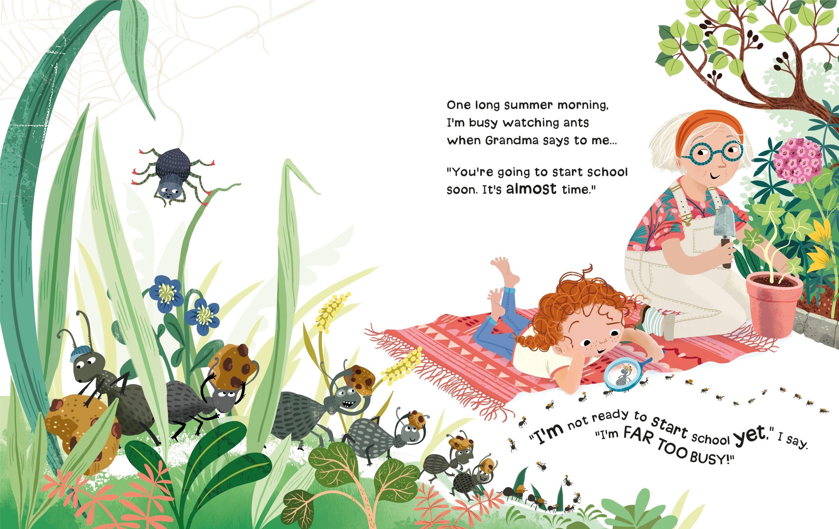 Carte ilustrată, I'm (almost) ready to start school, Usborne + 2 ani