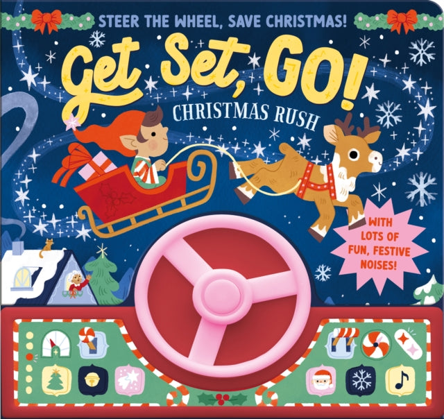 Carte Interactiva cu sunete - STEERING-WHEEL - REINDEER
