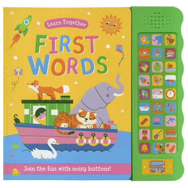 Carte cu sunete în engleză – Primele cuvinte (Learn Together: First Words), North Parade