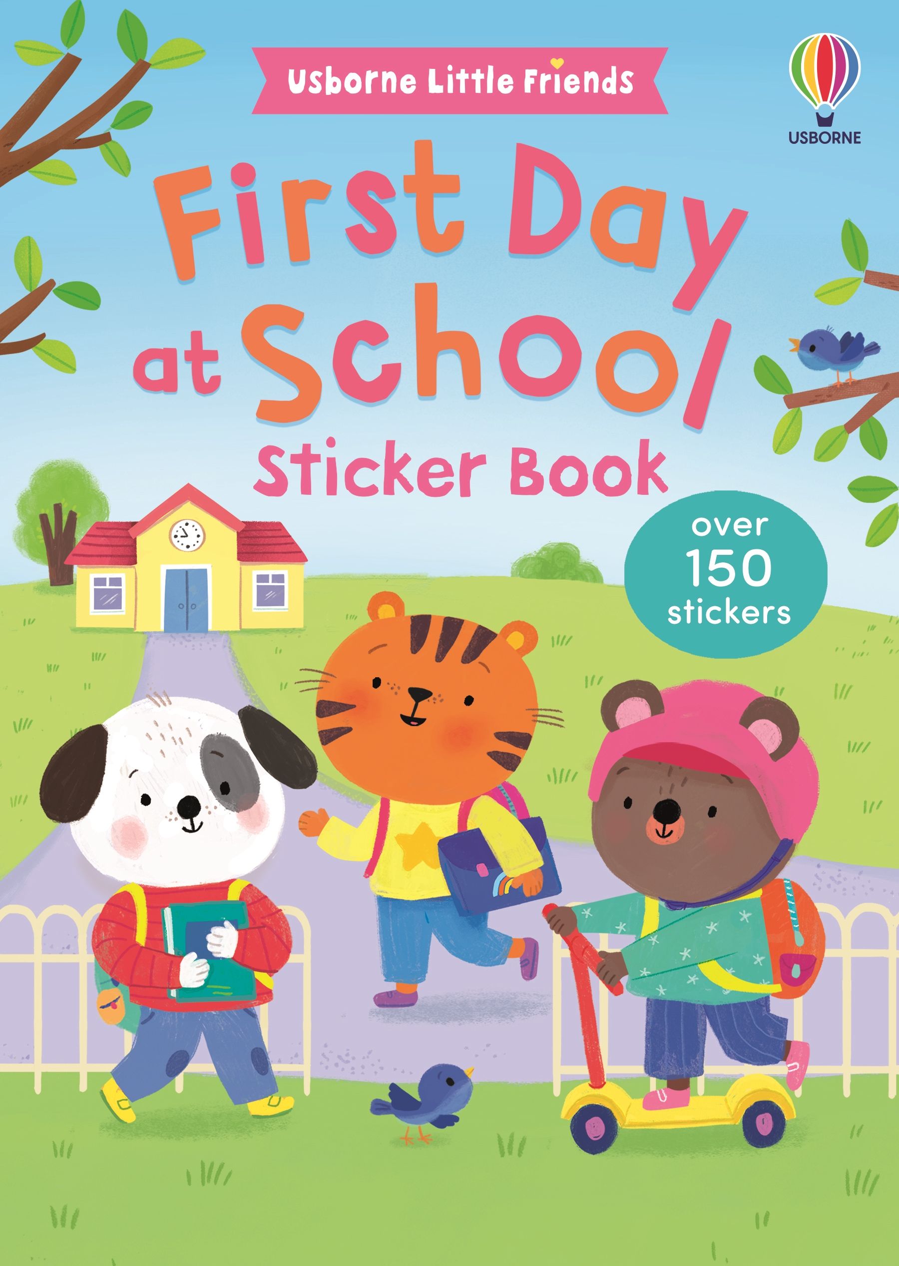 Carte cartonată, Usborne little friends first day at school, Usborne + 6 luni