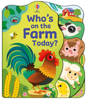 Carte pentru copii, Usborne, Who's on the Farm Today? ,  12 luni+