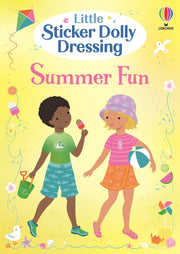 Carte cu stickere - Little Sticker Dolly Dressing Summer Fun, Usborne