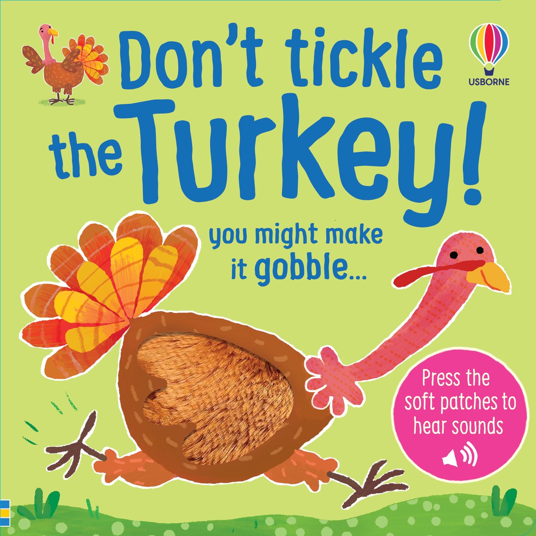 Carte cu sunete - Don't Tickle the Turkey! - Usborne, 6 luni