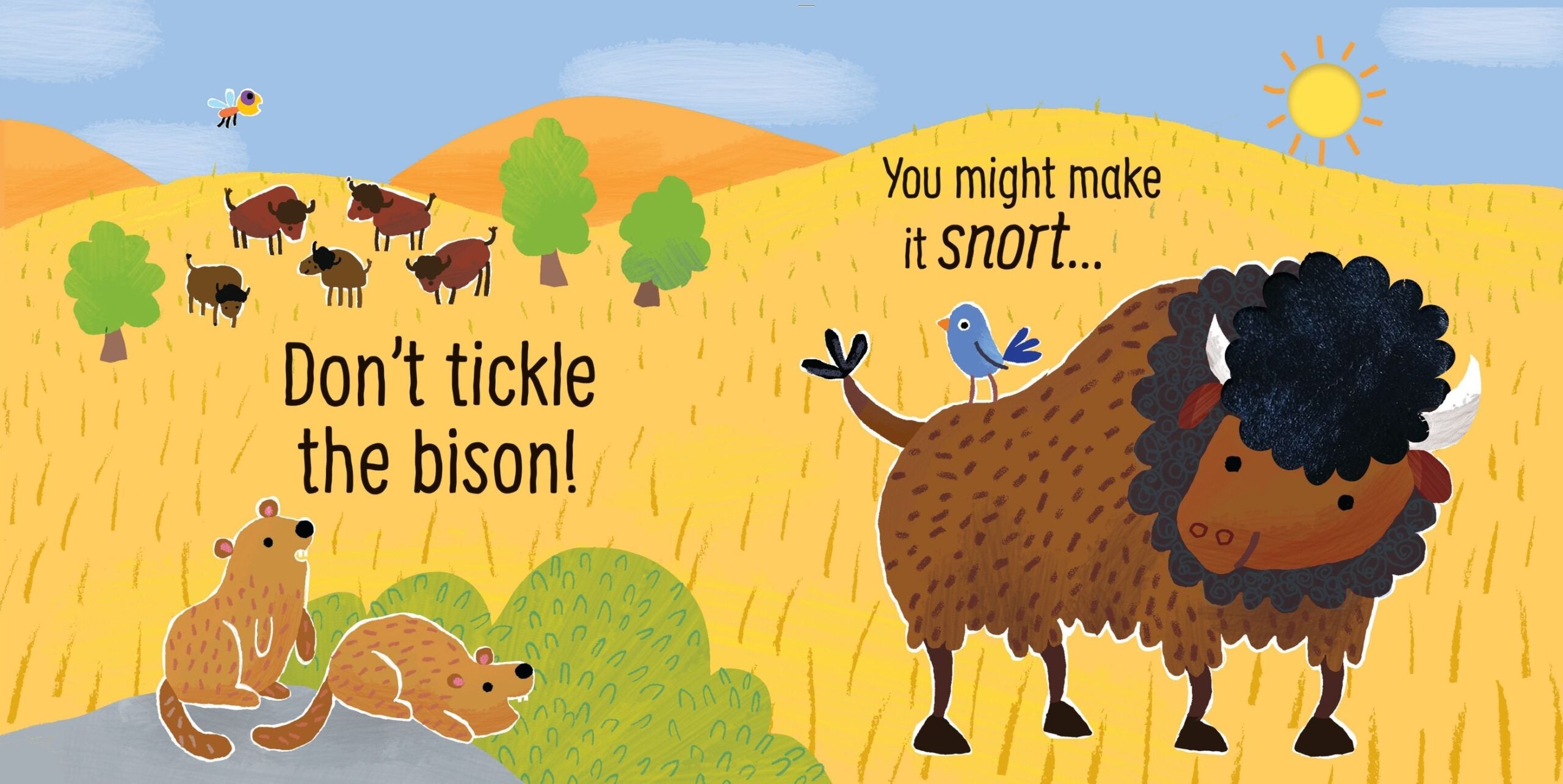 Carte cu sunete - Don't Tickle the Turkey! - Usborne, 6 luni