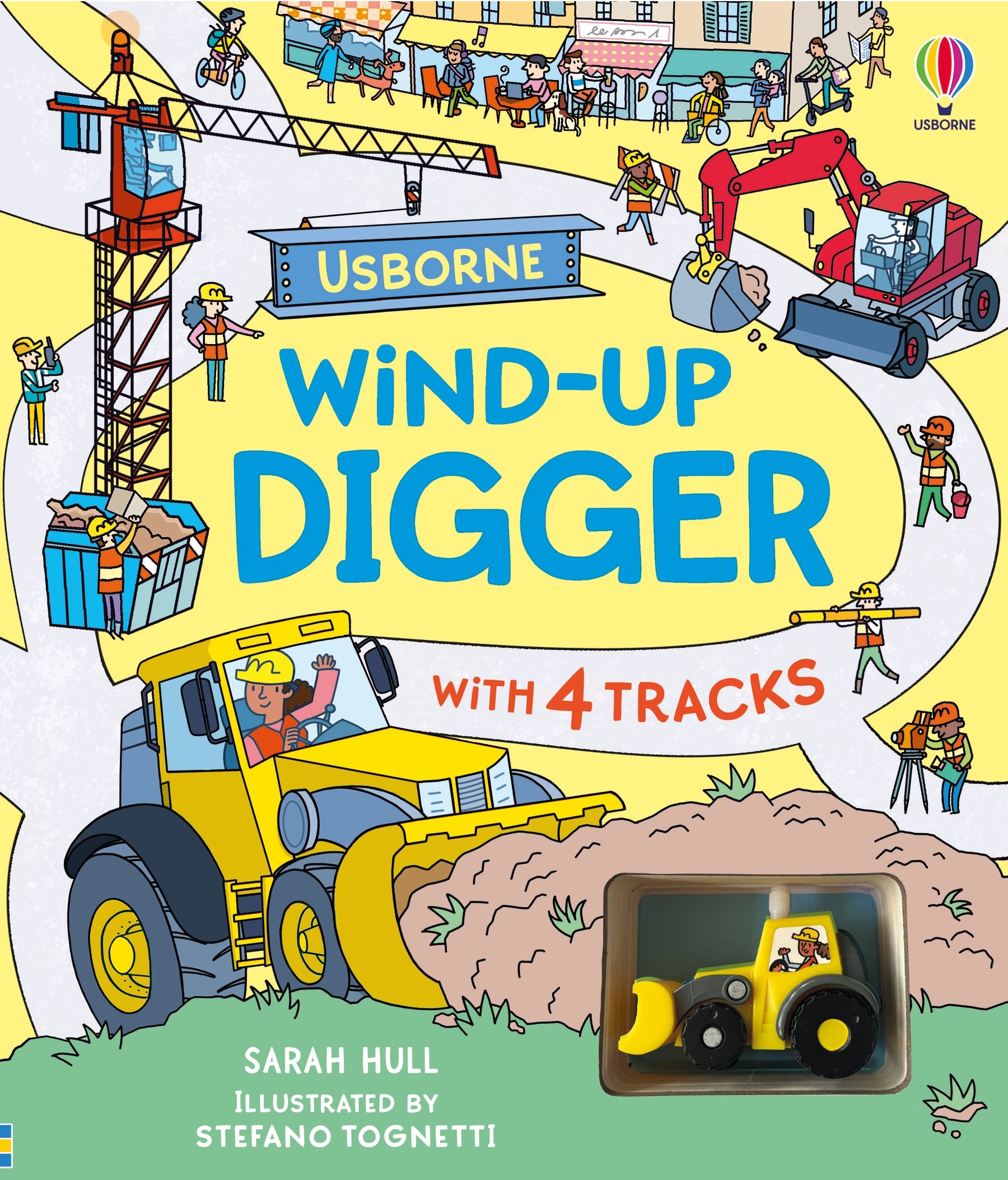 Carte Wind-up Digger, Usborne, + 3 ani