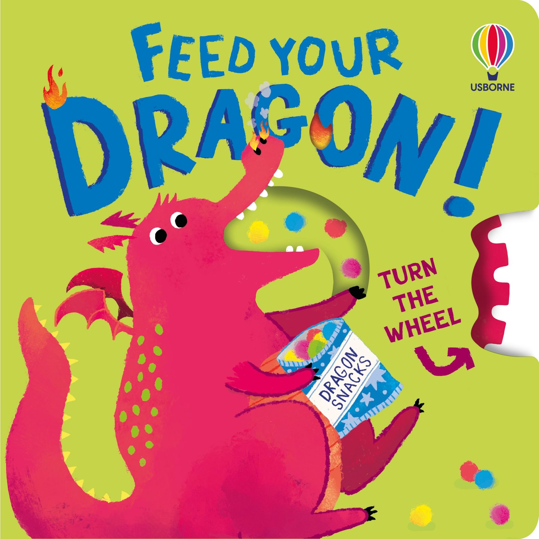 Carte cu clapete - Feed your Dragon, Usborne